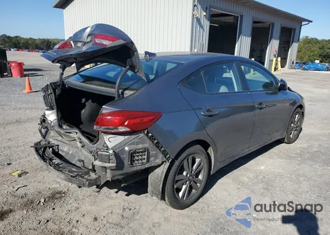 2018 Hyundai Elantra Sel из США, поврежденный, VIN 5NPD84LF9JH255302